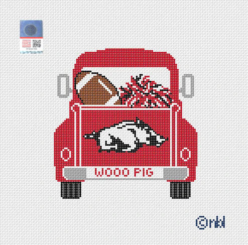 Needlepoint by Laura Arkansas Vintage Truck