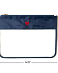 Lovemhbstudio Large Heart Logo Nylon Bag