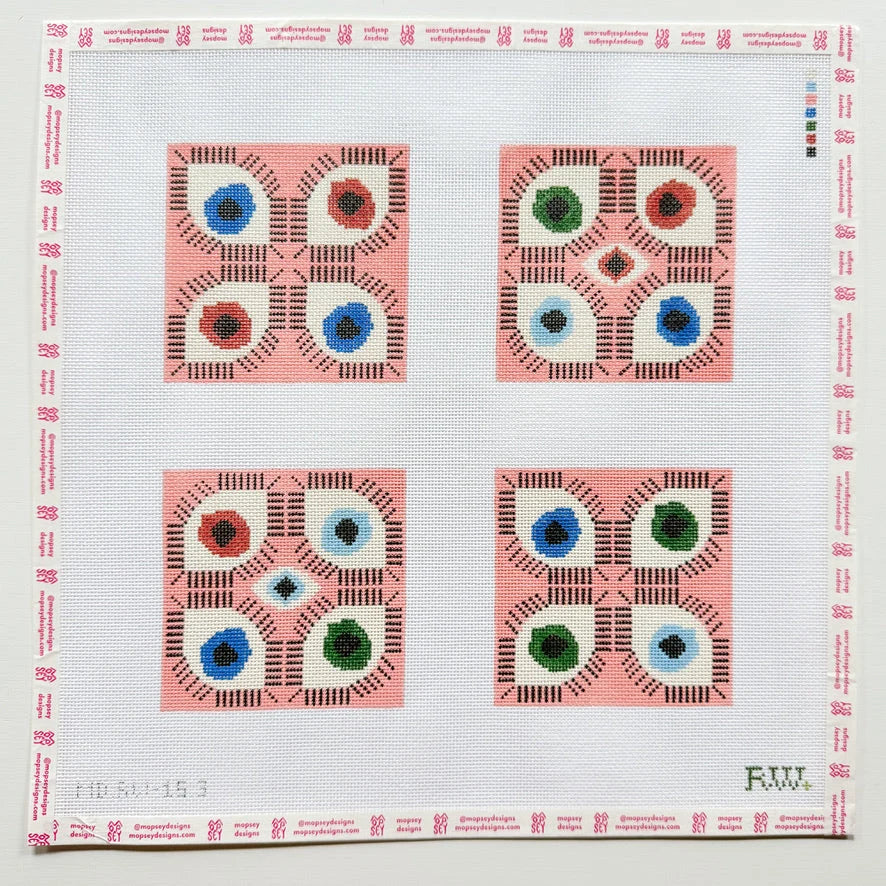 Mopsey Designs Rachel Westhead Evil Eyes Coaster MB.RW-15.3