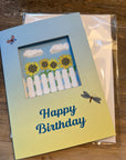 Birthday Sunflower Fence Greeting Cards BD-105-57