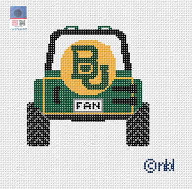 Needlepoint by Laura Baylor Jeep