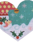 Shelly Tribbey C403 Heart Shaped Santa