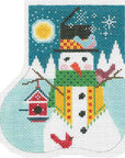 Shelly Tribbey C729 Birdie, the Snowman Mini Sock