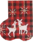 Shelly Tribbey C851 Plaid Holiday Mini Sock