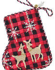 Shelly Tribbey C851 Plaid Holiday Mini Sock