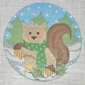 Danji Designs CH-1363 Woodland Creatures Round - Squirrel