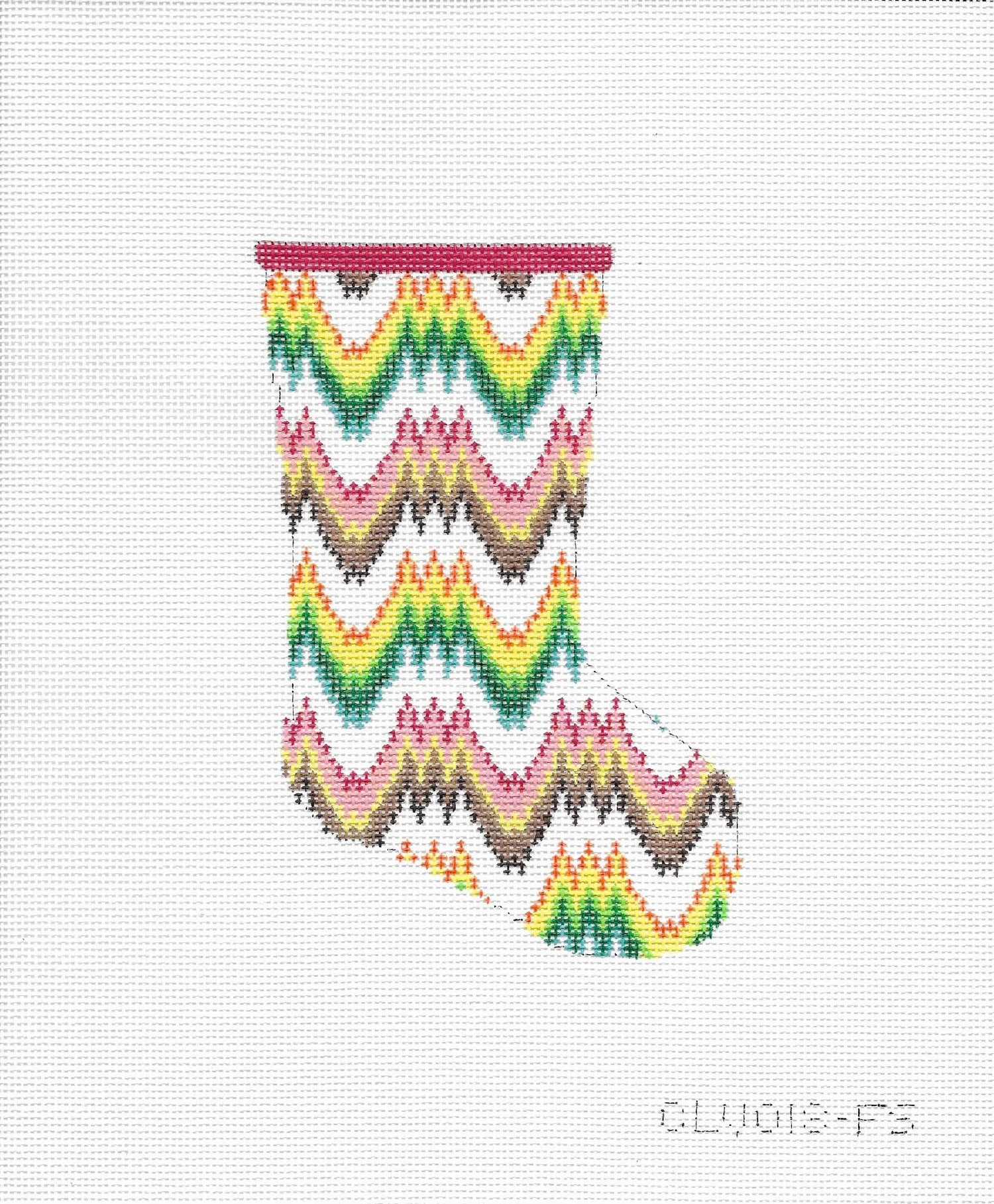 Catelavie CLV013-FS Mini Stocking Flame Stitch