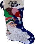 Shelly Tribbey CS651 Santa's Profile Stocking