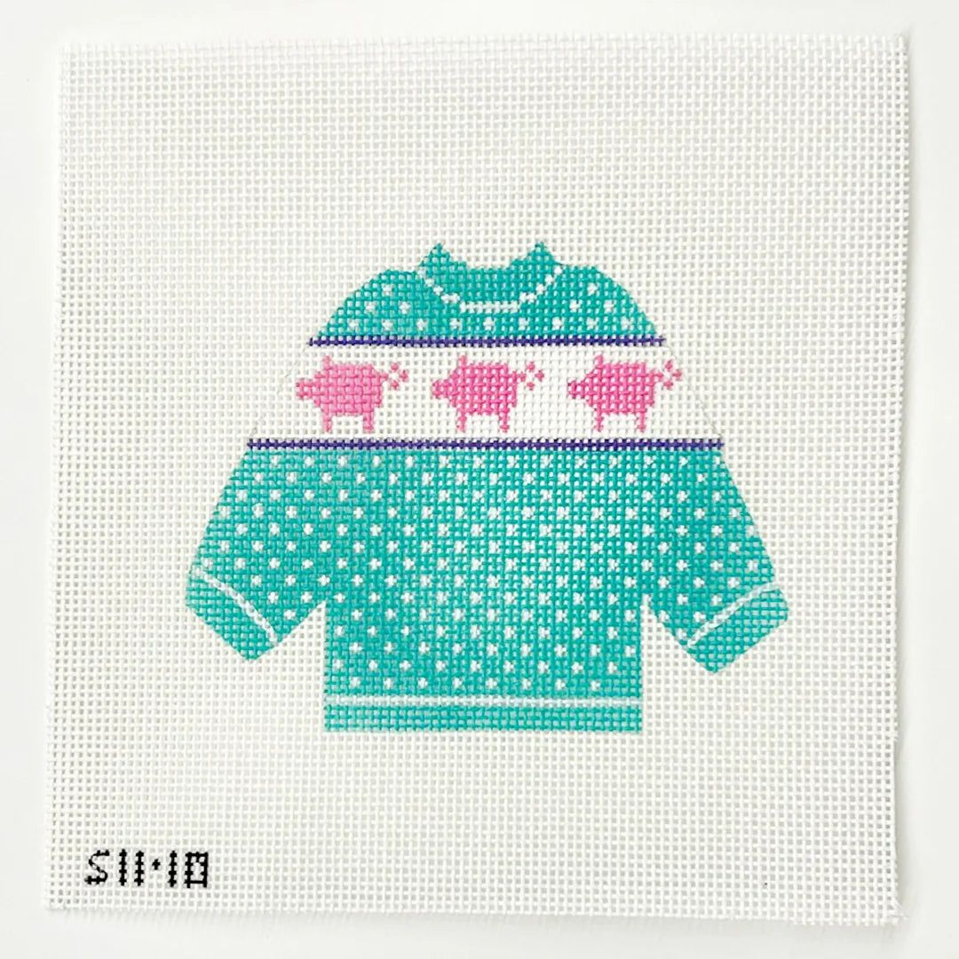KCN SI1-10  Pink Pigs Pullover