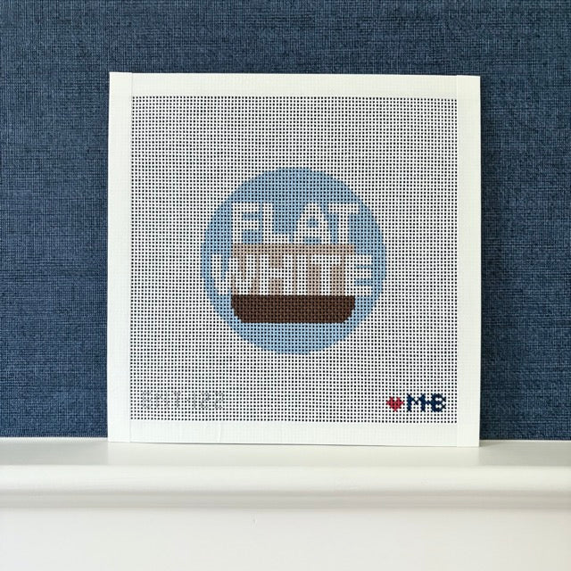 Lovemhbstudio ENT122 Flat White Round