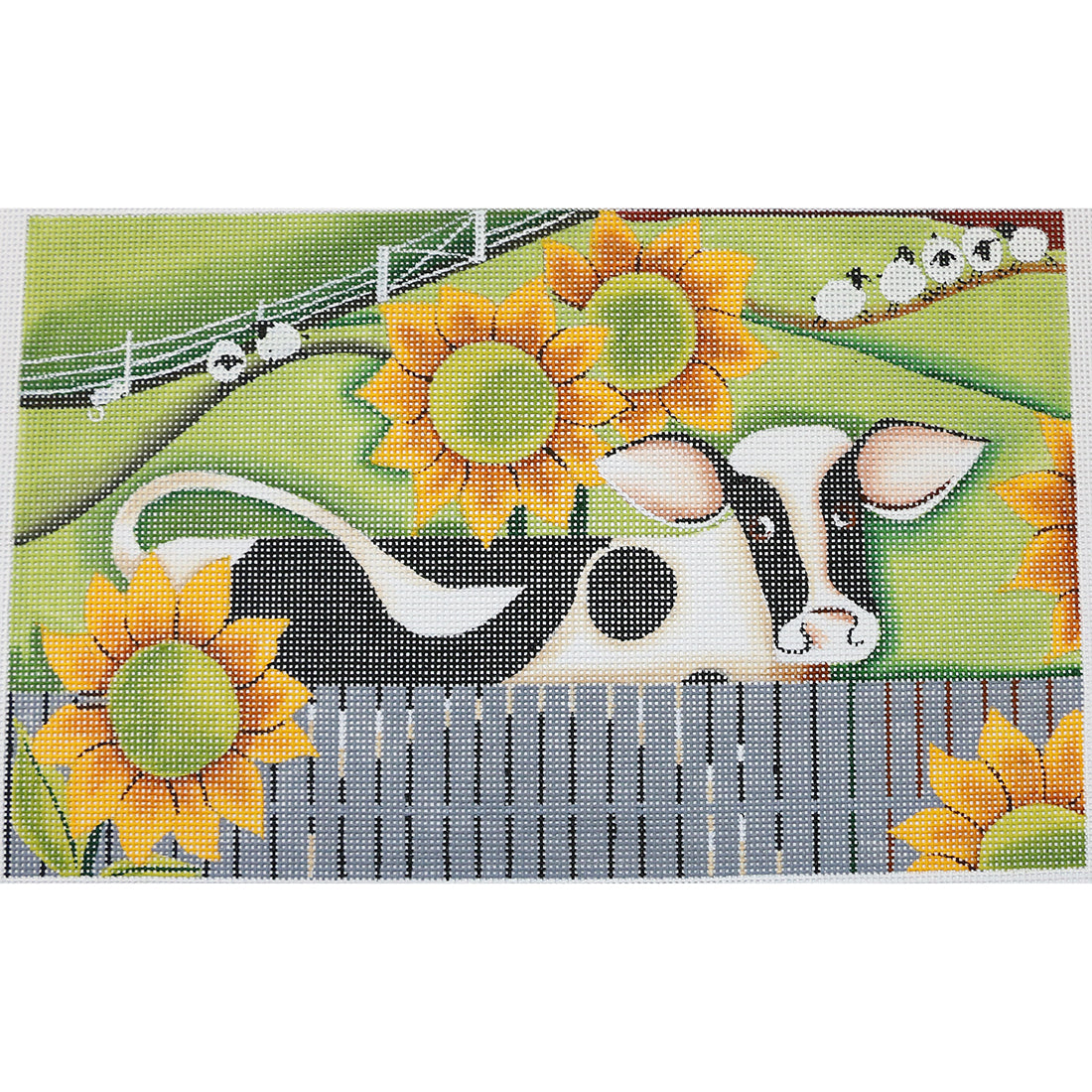 Ewe and Eye 469 Holstein and Sunflowers