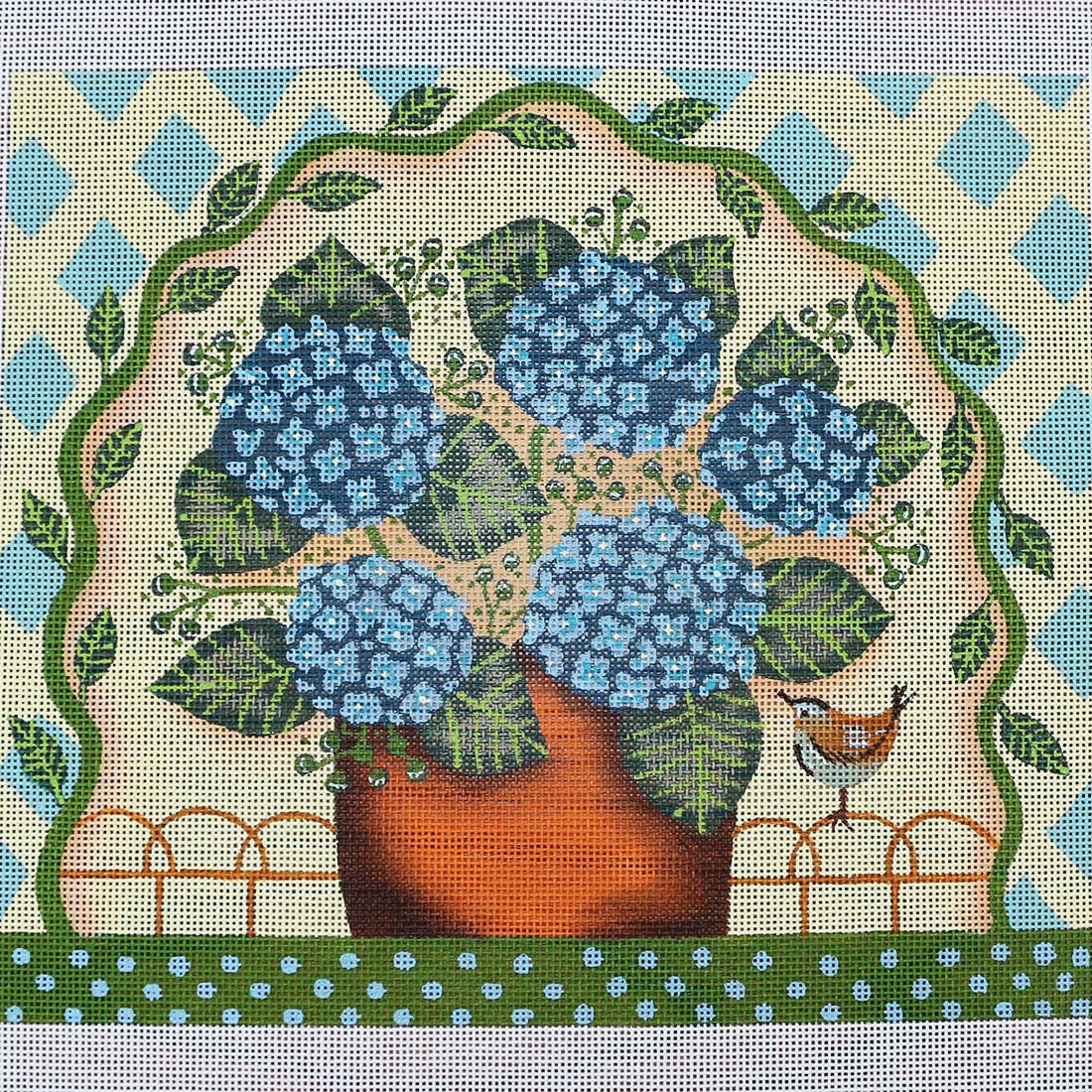Ewe and Eye 507 Hydrangea Basket