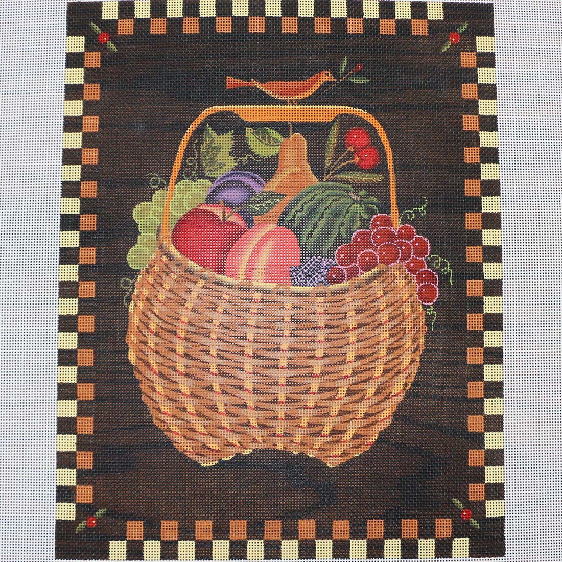 Ewe and Eye 508 Fruit Basket with Bird
