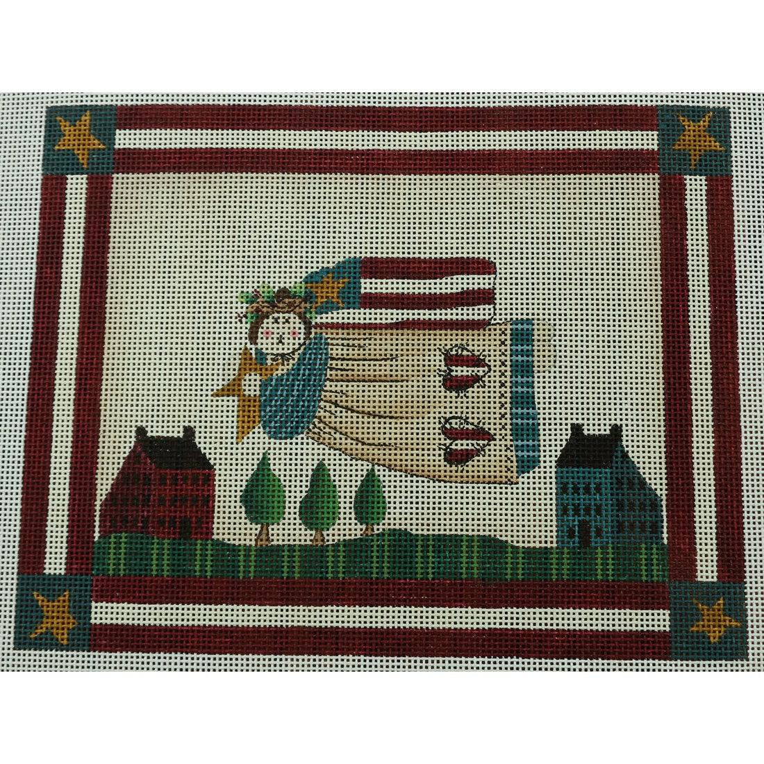 Ewe and Eye 594 Patriotic Angel