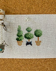 Ready Set Stitch BC-12 Topiaries & I love you Butterfly Charm Bundle