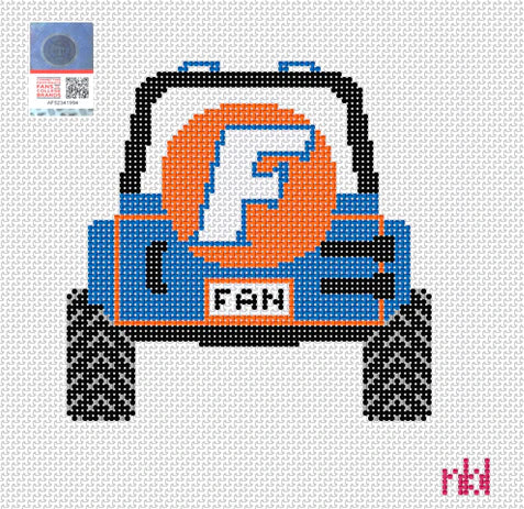Needlepoint by Laura Florida Jeep