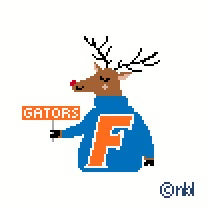 Needlepoint by Laura Florida Reindeer