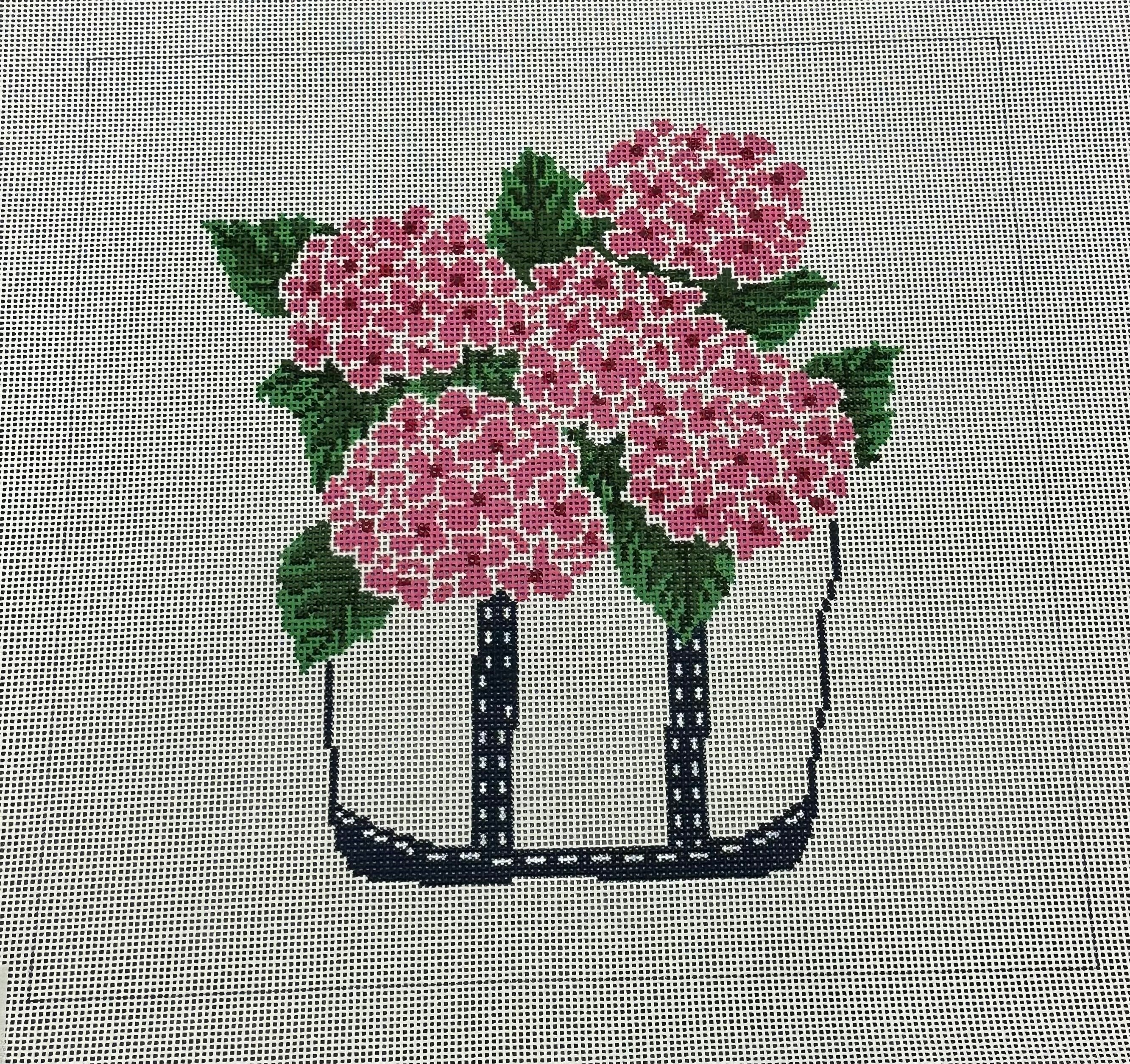 CBK LM-PL 63 Pink Hydrangea Tote