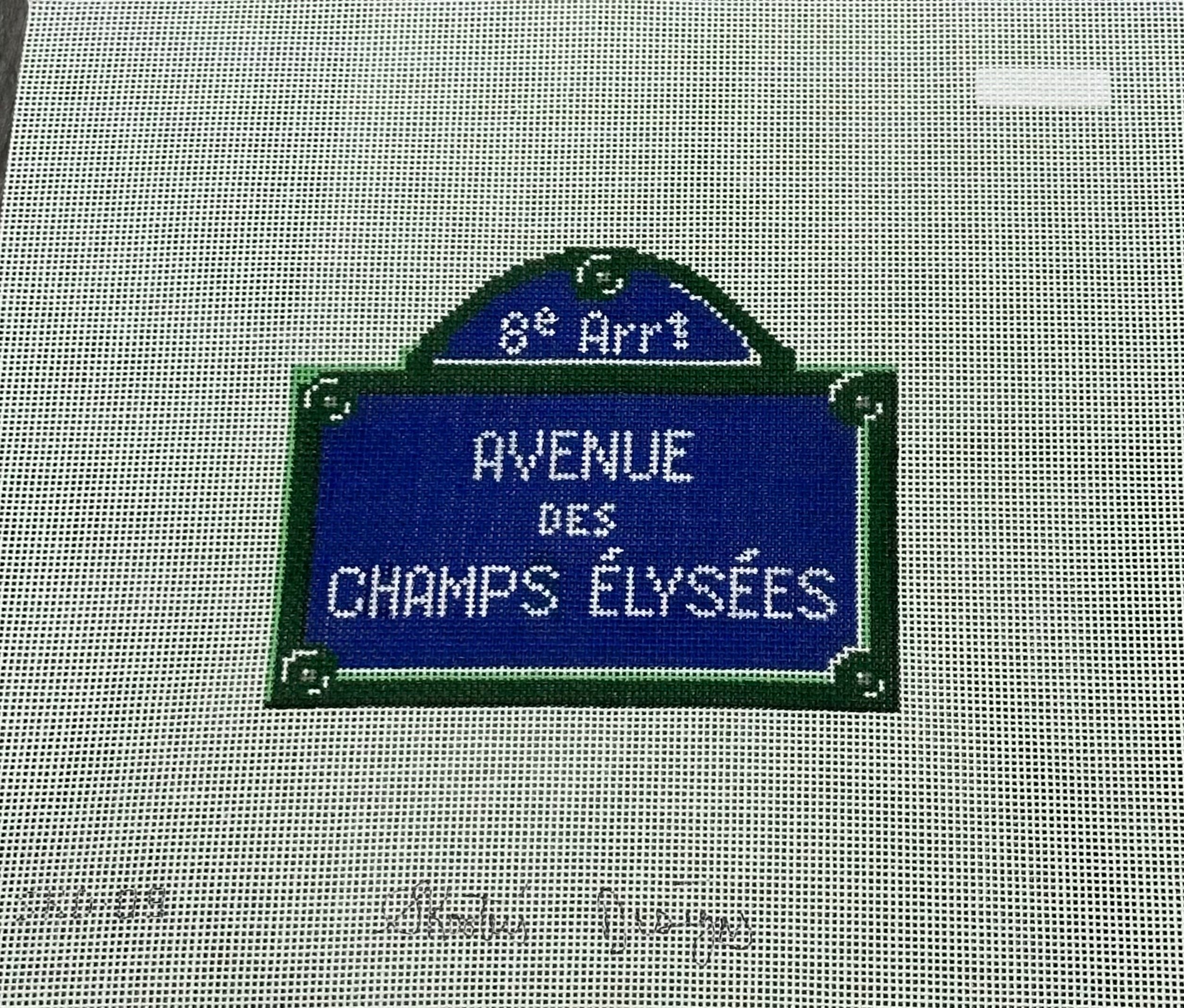 Skooter's Designs Champs Elysees  Sign