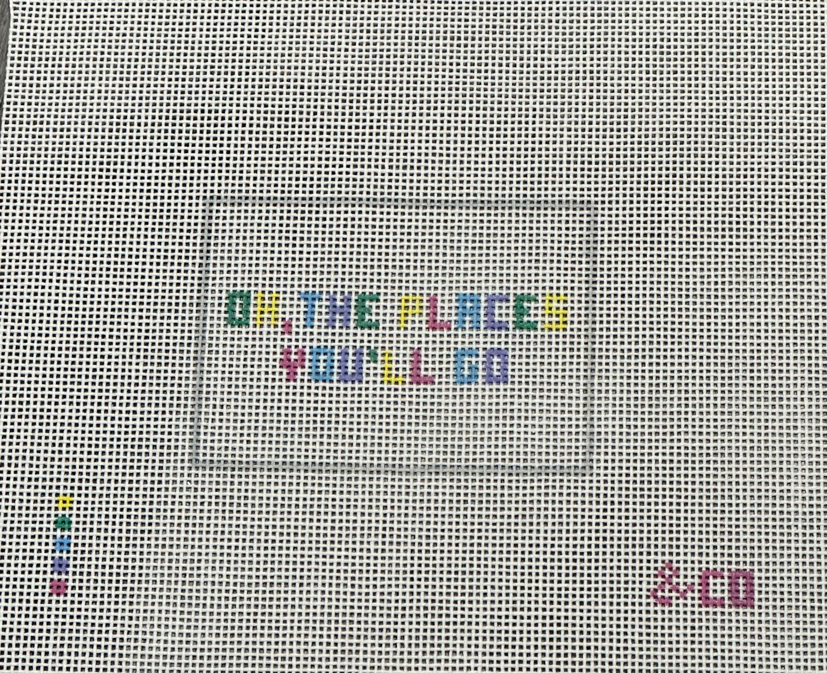Needlepoint &amp; Co. Oh The Places You'll Go