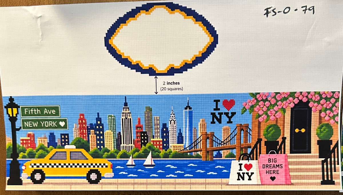 Funda Scully FS-O-79 NYC Oval Limoge Box