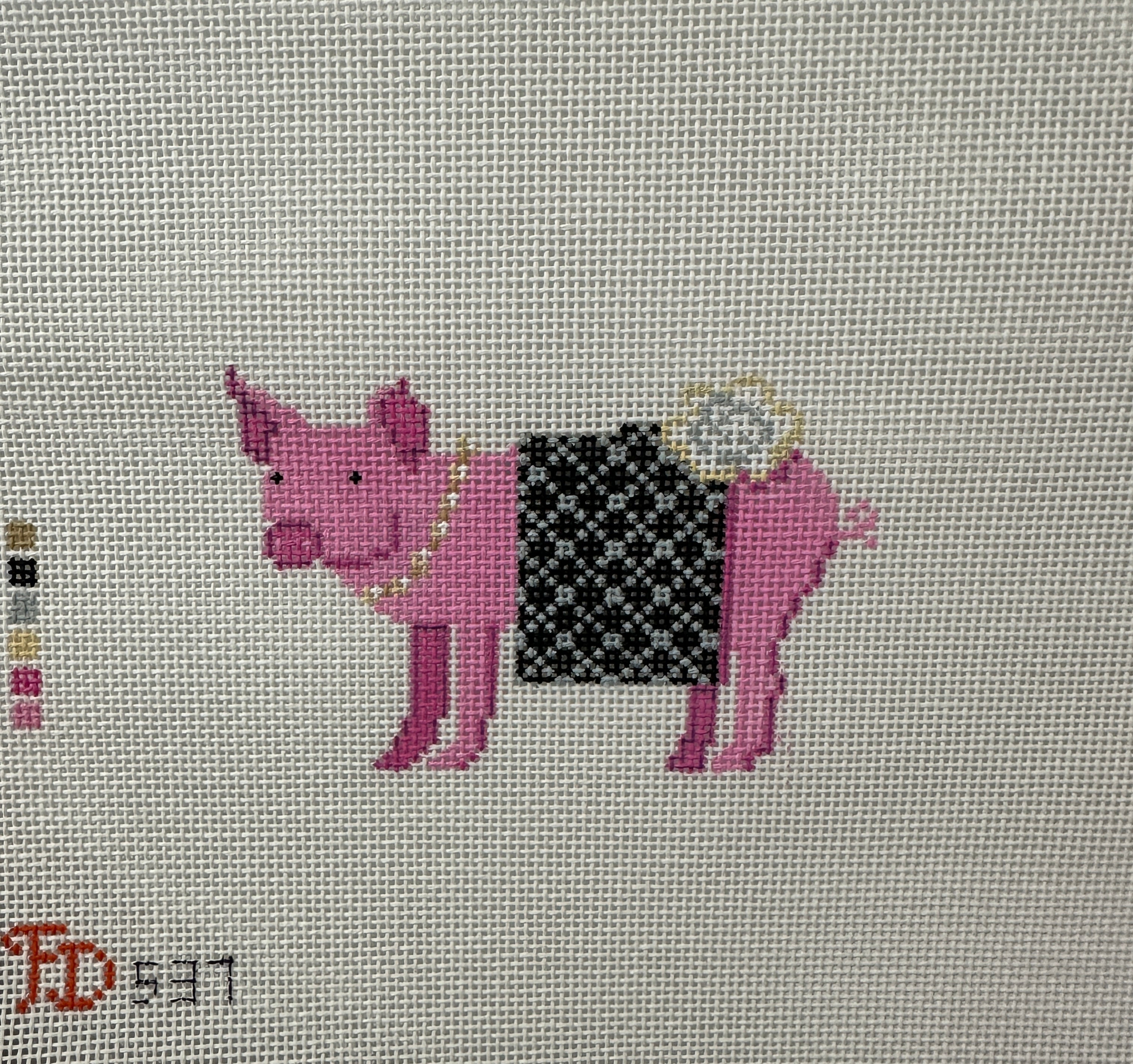 The Collection Froopy Designs FD537 Pig in C Blanket