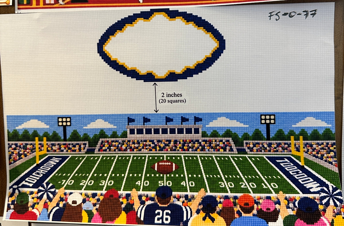 Funda Scully FS-O-77 Football Limoge oval Box