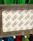 Planet Earth Gold Speckled Credit Card Wallet