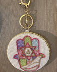 Sew Much Fun Tiny Dove Hamsa Charm includes Stitch Guide