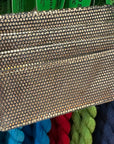 Planet Earth Gold Speckled Credit Card Wallet