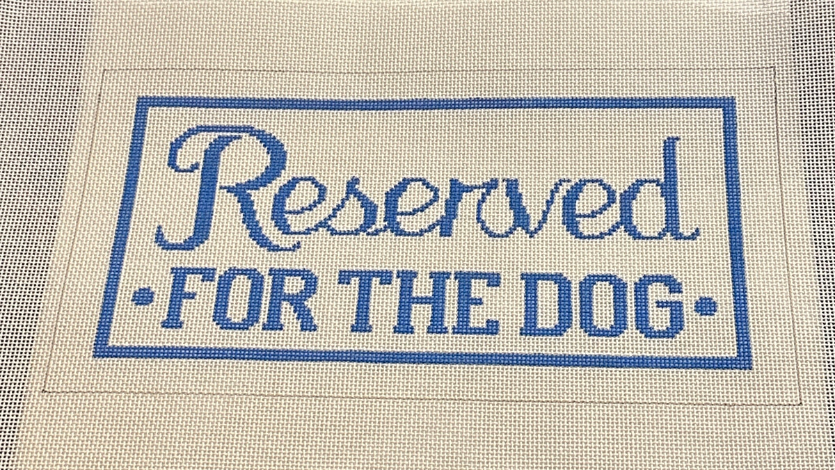 Judi and Co. RC349D Reserved for the Dog
