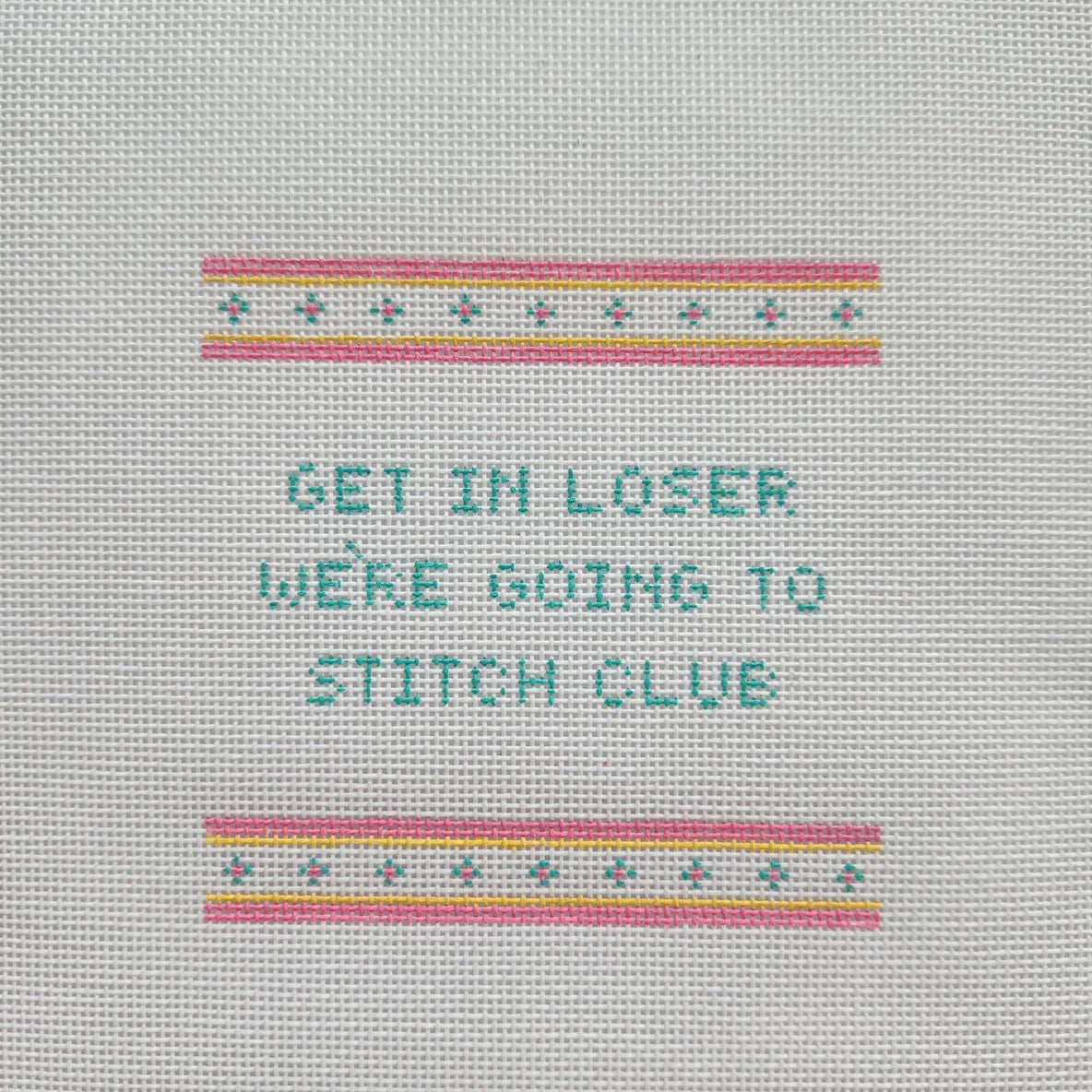 Silver Stitch Get in Loser We're Going to Stitch Club