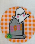 Curious Cowgirl H-5 Halloween Ghost and Gravestone