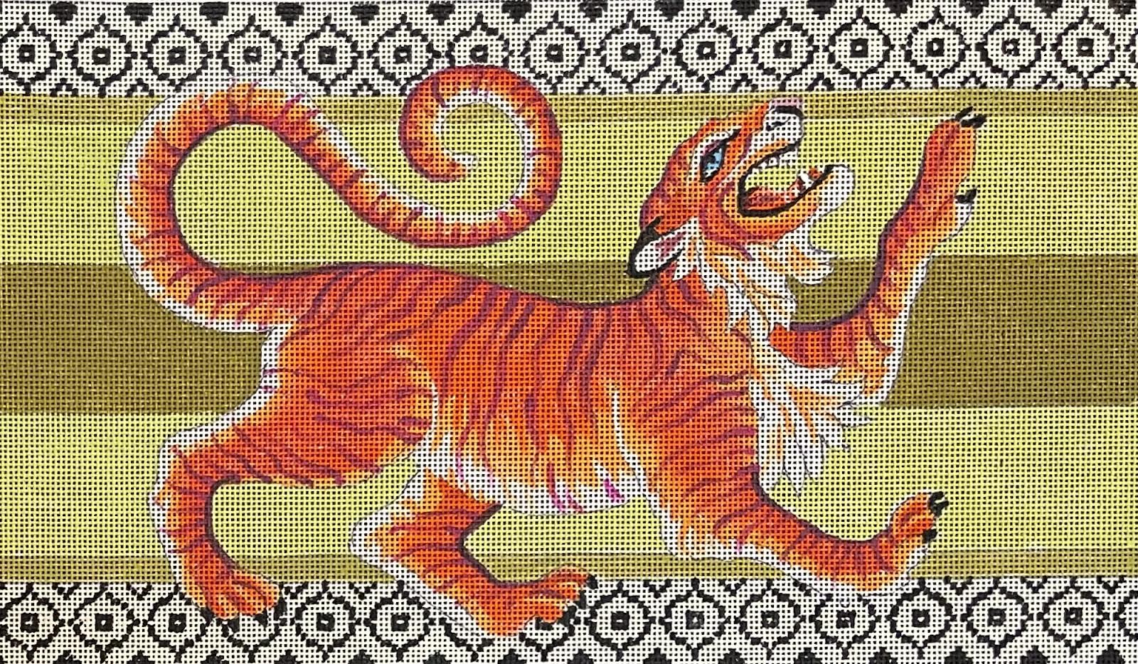 Colors of Praise CL044 Crest Tiger Clutch – Stitch by Stitch