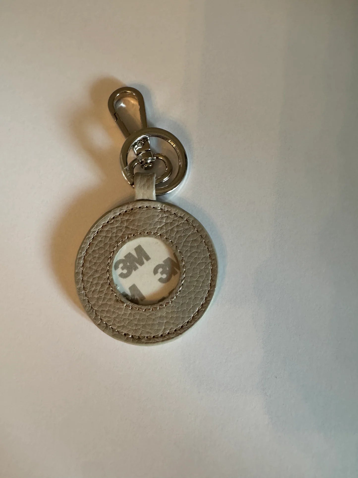 Needlepointers Anonymous Greige Key Fob