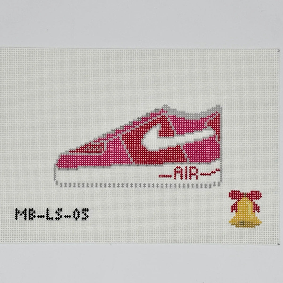 Mopsey Designs Ma Bella Pink and Red Air Sneaker 13 MB-LS.05