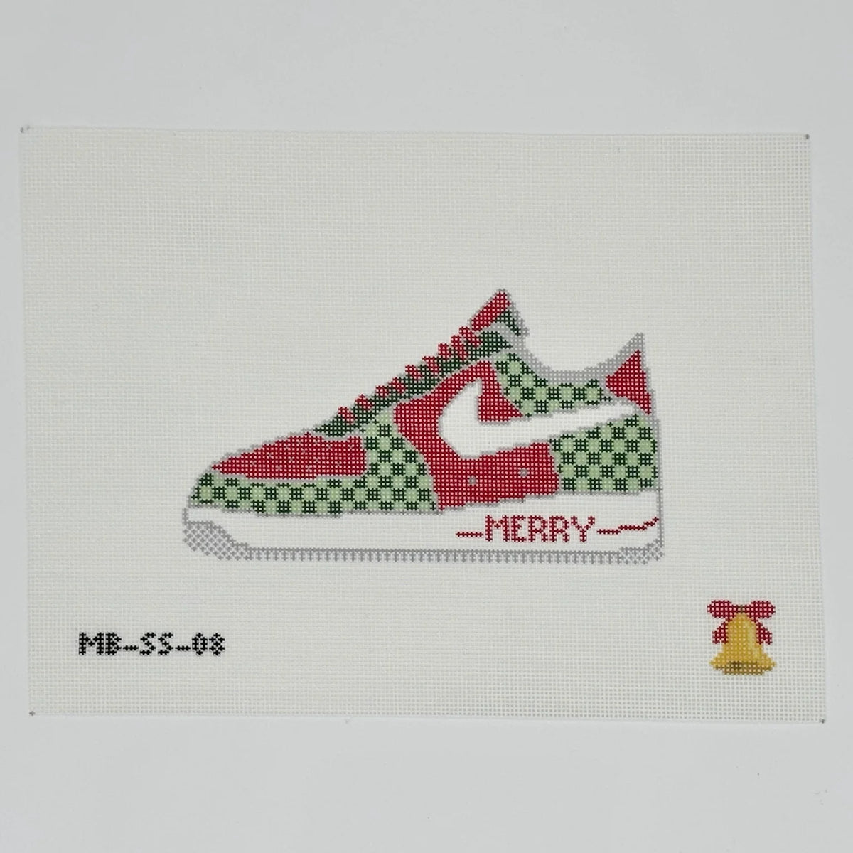 Mopsey Designs Ma Bella Merry Gingham Sneaker 18 MB-SS.08