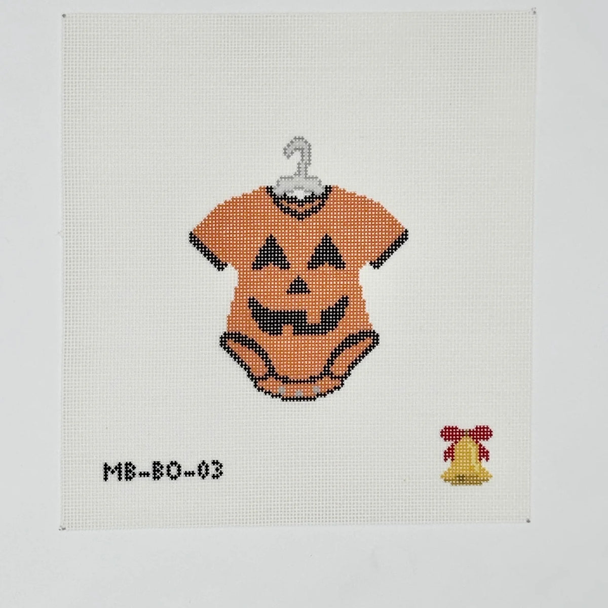 Mopsey Designs Ma Bella Jack O Lantern Baby Onesie MB-BO.03