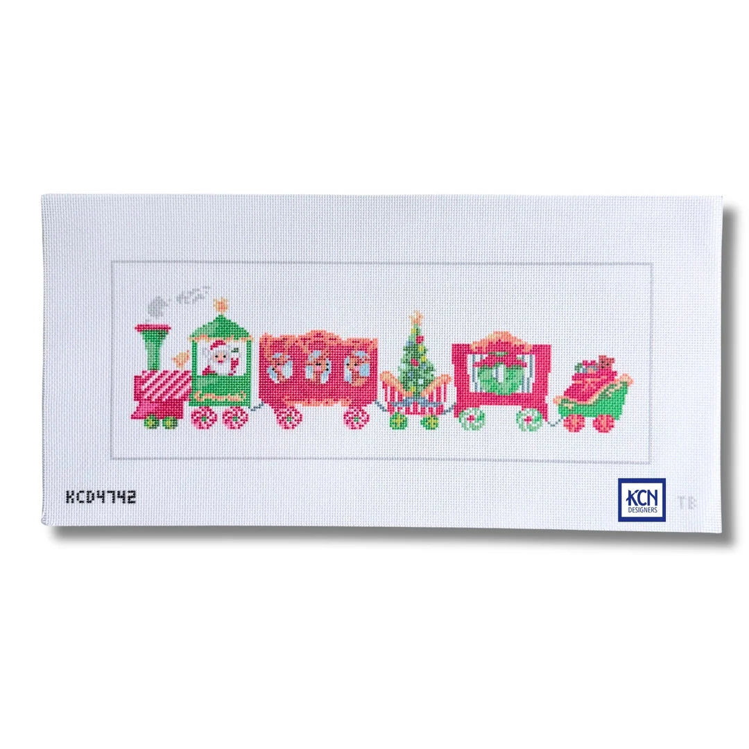 KCN Designers KCD4742 Train Bolster Printed Canvas