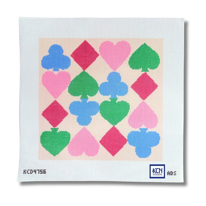 KCN Designers KCD4756 Array of Suits Printed Canvas