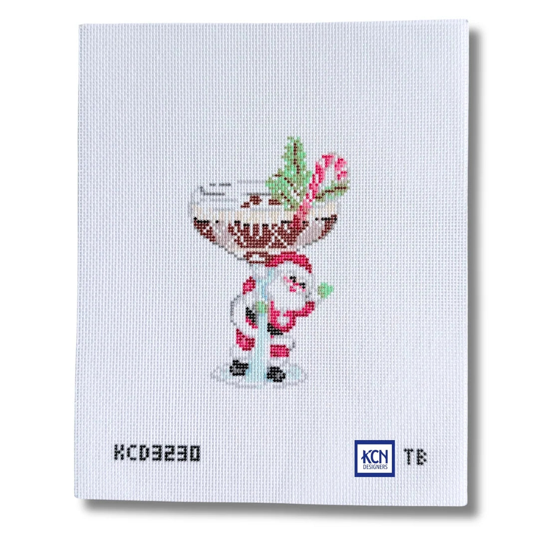 KCN Designers KCD3230 Santa with Espresso Martini Printed Canvas