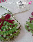 Patricia Sone 108-P Tree with Magenta Bow - includes Stitch Guide