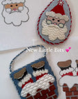 Patricia Sone 108-I Peppermint Santa - includes Stitch Guide