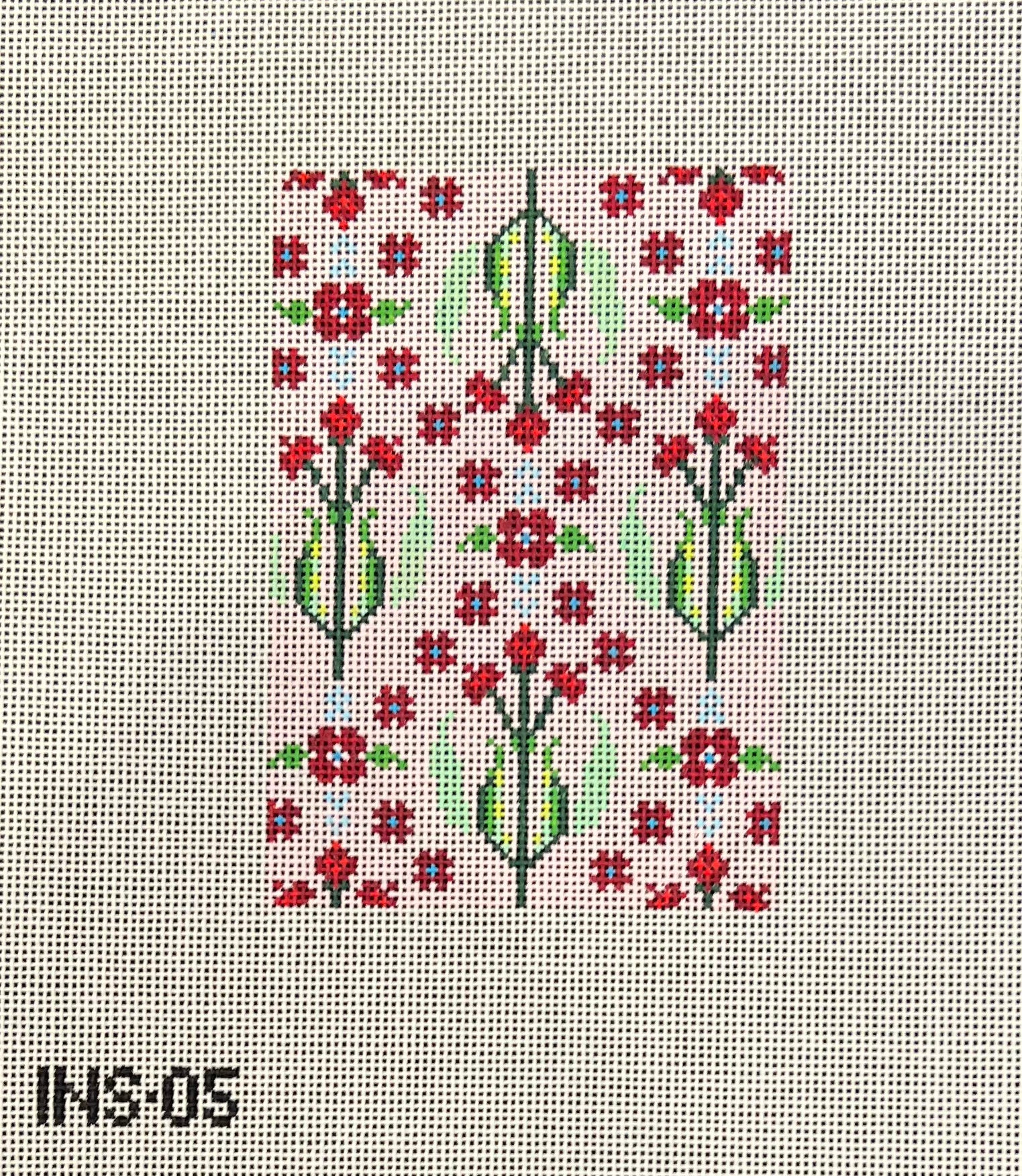 Blue Water Designs INS-05 Pink Floral Insert – Stitch by Stitch