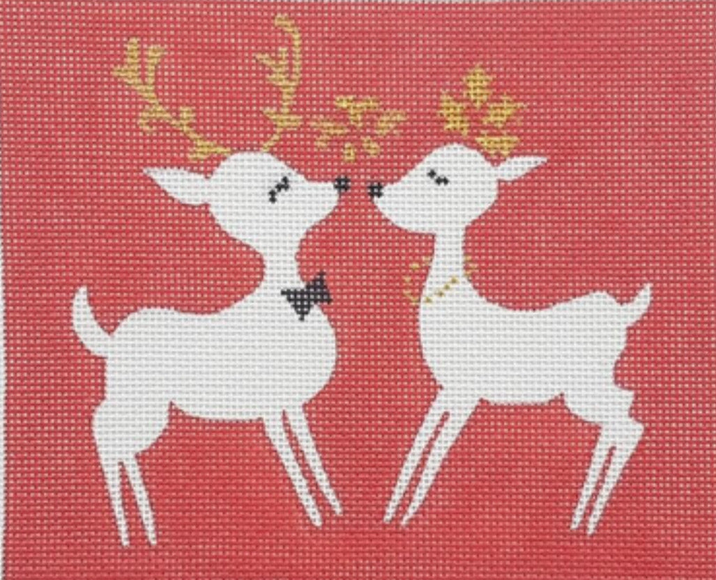 Curious Cowgirl MCC-RKR Red Kissing Reindeer - Stitch Guide and Vintag ...