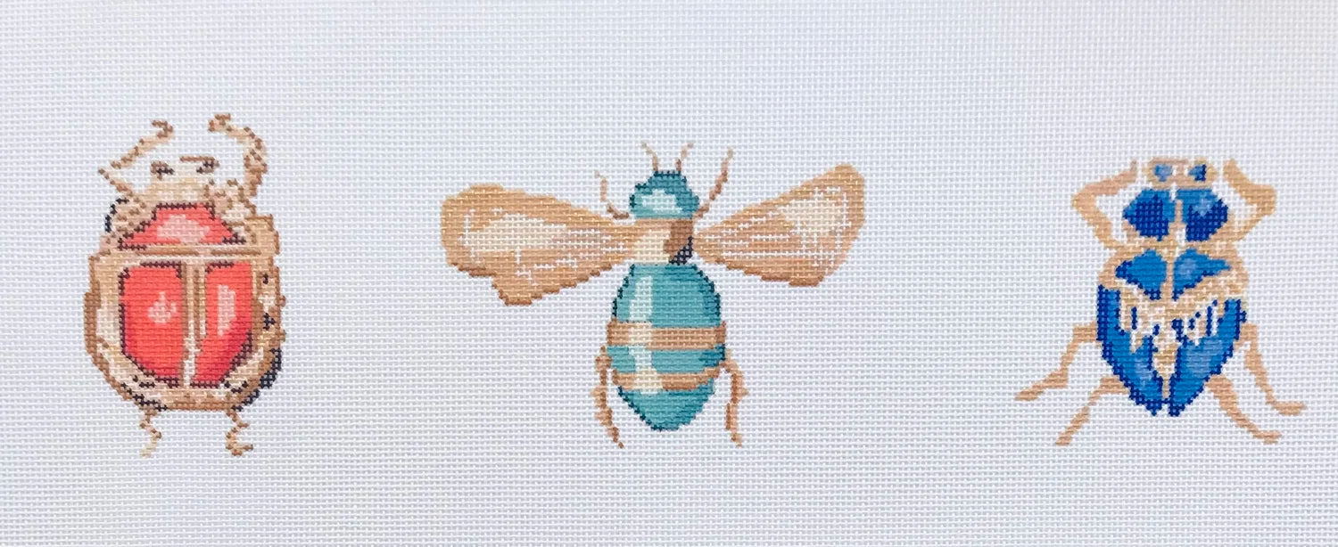 Plum Stitchery DG-3B-4-13 Scarab Trio