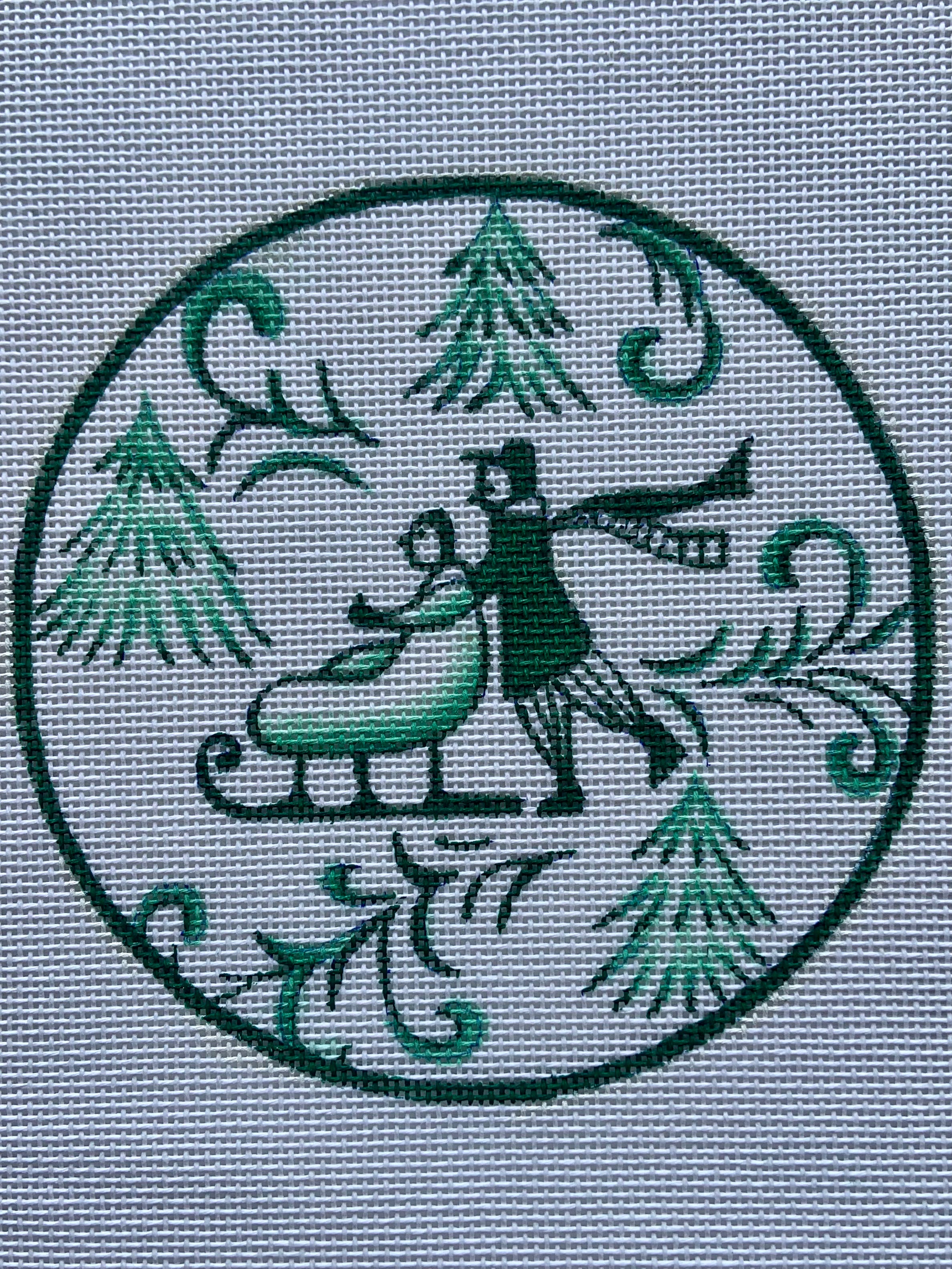 Love You More EV-X6-C Toile Couple Green Sled