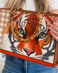 Jennifer Hall JHN-6726C Bengal Purse Cognac