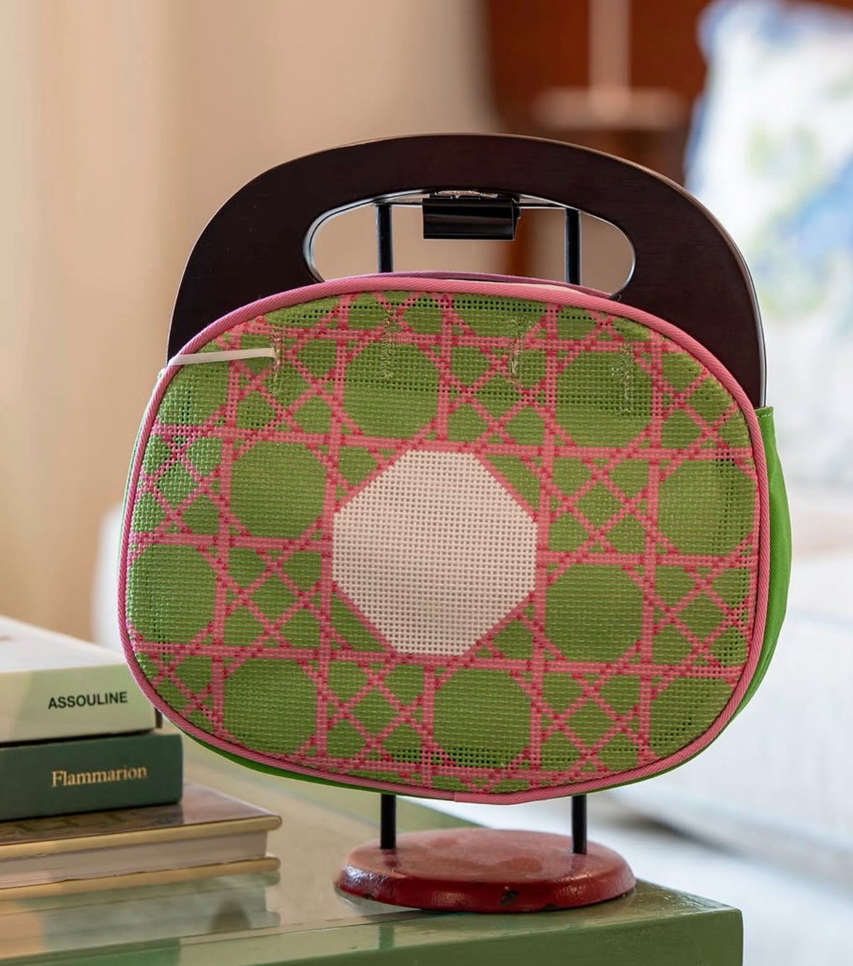 Ann Kaye Cane with Room for Monogram Bermuda Bag