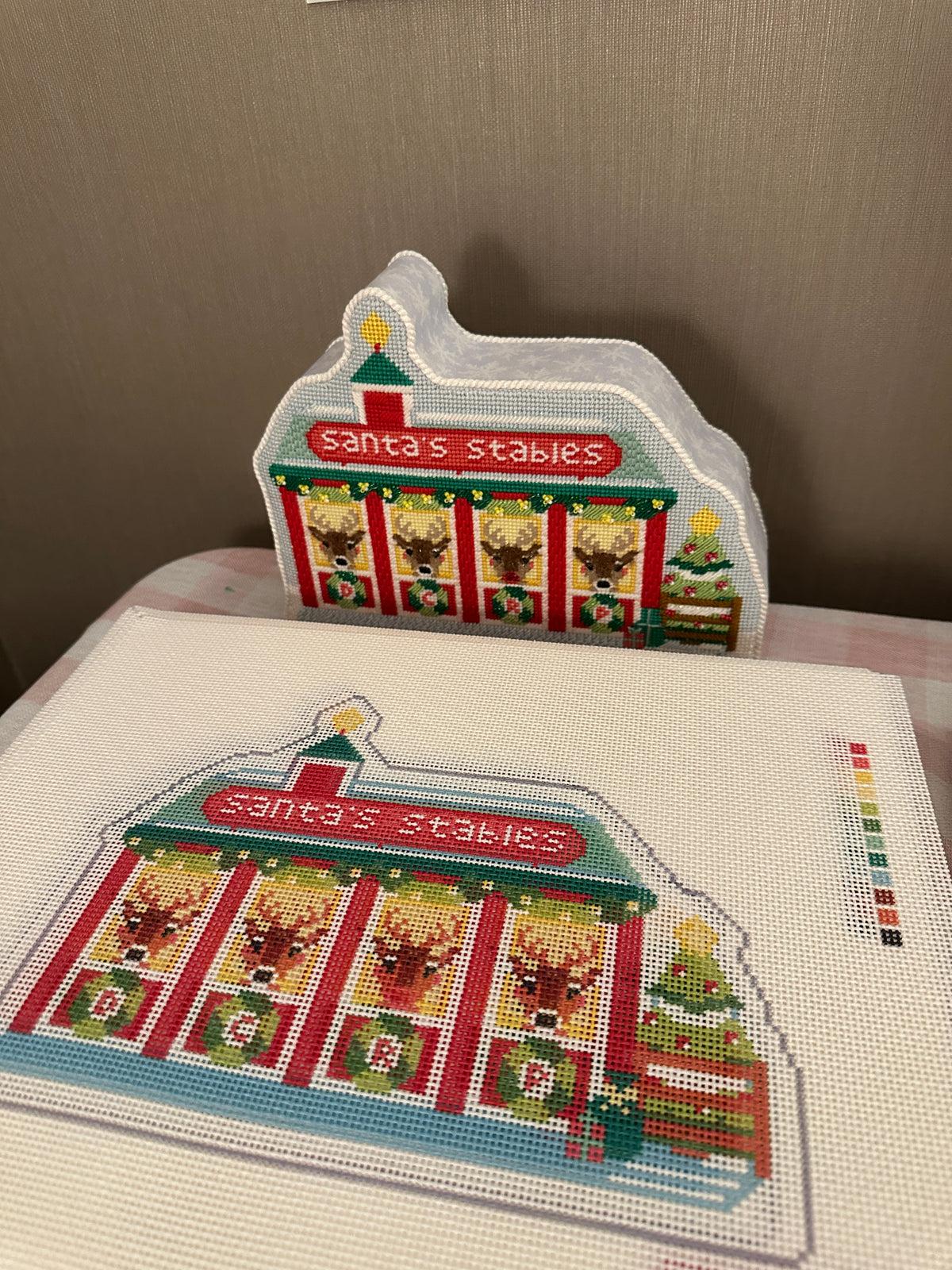 Lucky Lotus Santa's Stable Christmas Village